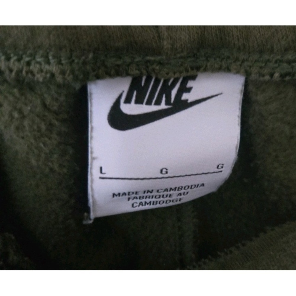 Nike Sportswear Club Fleece Sweatpants Joggers Mens‎ Large Green Activewear Gym - Picture 3 of 7